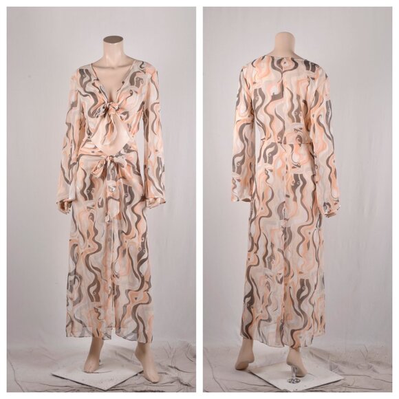 Cinq à Sept Canyon Swirl Talita Coverup Dress - Picture 3 of 4